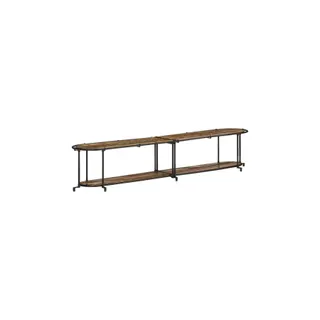 Meuble TV HELLOSHOP26 Meuble TV grand espace de rangement styl