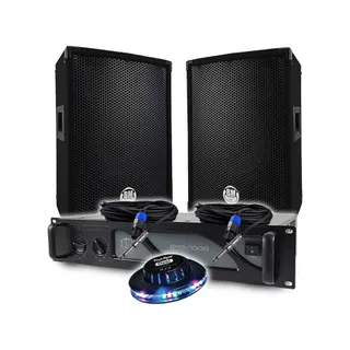 Pack sono BM SONIC Amplificateur 1000W, Enceintes 8" 2x300W