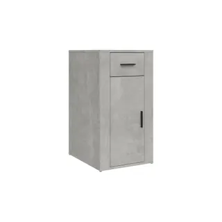 Armoire HELLOSHOP26 Armoire de bureau moderne grise béton 40