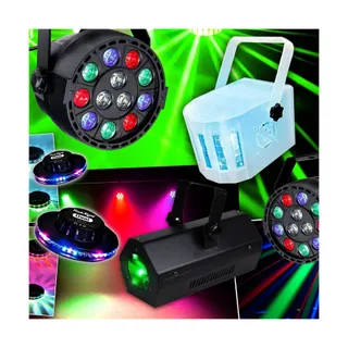 Jeu de lumières LYTOR LUMIÈRES 2 PAR-MINI Ibiza + 2 OVNI UFO L