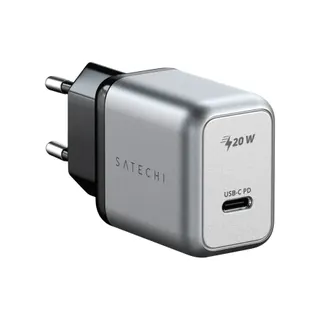 Chargeur USB C SATECHI USB-C Power Delivery 20W Gris Sidéral