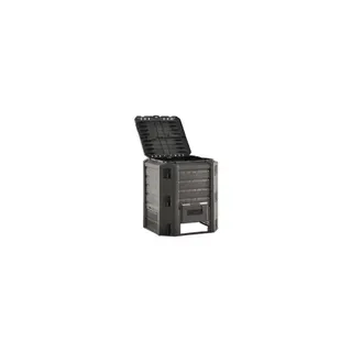 Composteur de jardin VIDAXL Plastique 380 l Noir