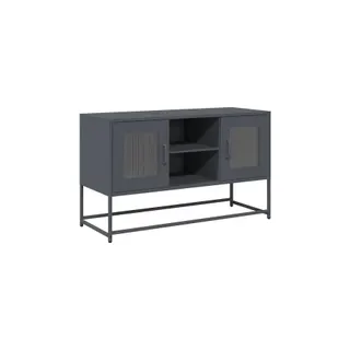 Meuble TV HELLOSHOP26 Meuble TV avec grand espace de rangement