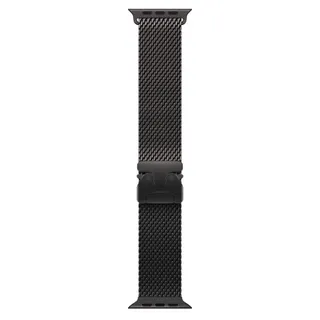 Bracelet APPLE 49 mm - Small Milanais en titane noir