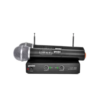Micro GEMINI Système sans fil microphones 2 canaux VH