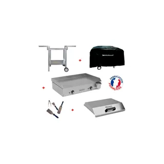 Plancha électrique PLANCHAELEC Pack NEO E650 + Chariot + accessoires