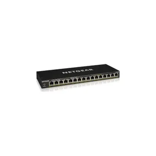 Switch ethernet NETGEAR Switch RJ45 Giga 16 Ports POE GS316P-100