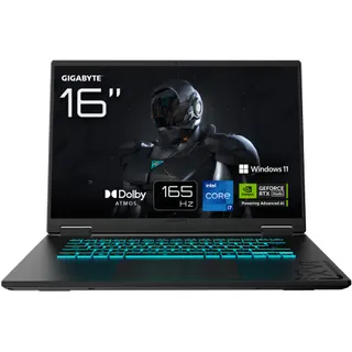 PC Gamer GIGABYTE GAMING A16 16" WUXGA 165Hz Intel Core i7 13620H Nvidia GeForce RTX 5070 16 Go RAM DDR5 SSD 1 To