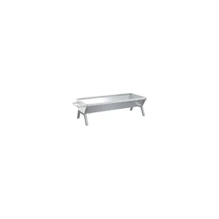 Grille barbecue VIDAXL Acier inoxydable 118 x 42 x 30.5 cm