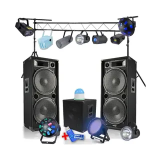 Jeu de lumières NONAME Pack Sono 4600W Sub 15p 11 Jeux Lumiere