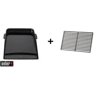 Plancha pour barbecue WEBER Genesis 3 bruleurs + 1/2 grille