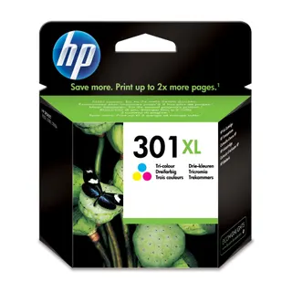 Cartouche d'encre HP Originale 301 XL Haute Capacité 3 Couleurs - CH564EE