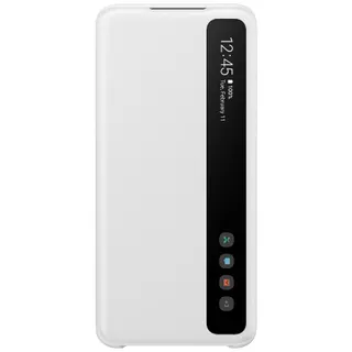 Etui SAMSUNG S20 Clear View cover blanc