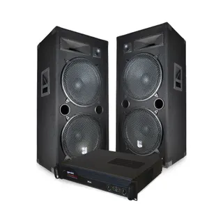 Pack sono BM SONIC PACK ENCEINTES GEANTES AVEC AMPLI - 2x15