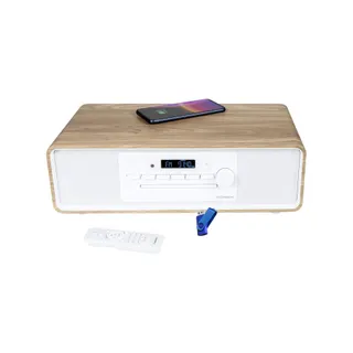 Enceinte nomade LEDWOOD MIC301IBT 60W BT CD FM Induction USB