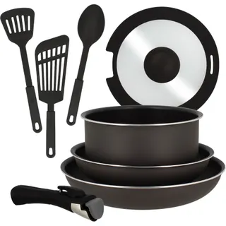 Batterie de cuisine MENASTYL 8 pcs induction alu amovible