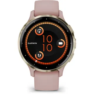 Montre sport GARMIN Venu 3S Sport et santé GPS AMOLED BT 41 mm Pink Dawn + Peach Gold