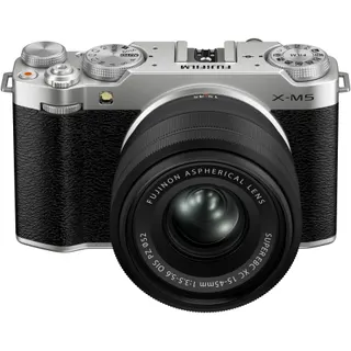 Appareil photo Hybride FUJIFILM Kit X-M5 Silver + XC15-45mm