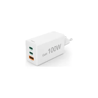 Chargeur secteur HAMA GaN, 2 USB-C, 1 USB-A, mini, PD, 100 W