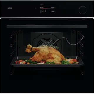 Four encastrable fonction vapeur AEG TR7PB731SB - Pyrolyse - Chaleur tournante - Combiné vapeur - Porte froide - Écran tactile