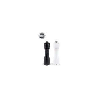 Duo moulins à poivre et sel PEUGEOT Tahiti Bois Noir & Blanc 20cm