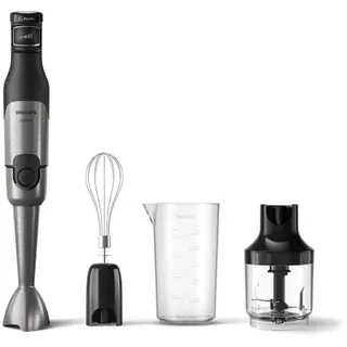 Mixeur PHILIPS HR2683/00 Mixeur plongeant ProMix Série 5000 métal/noir 1200W, 3 accessoires