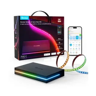 Boîtier de synchronisation GOVEE HDMI Sync Box+ lightstrip pour TV 55 65