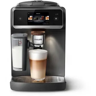 Expresso Broyeur PHILIPS EP8757/12 cafetière à grain Aromis LatteGo Pro, + 50 boissons, SilentBrew, Noire