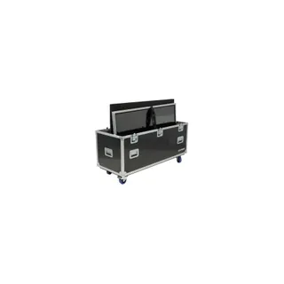 Flight case KIMEX Flight Case pour Deux écrans TV 55"-70"