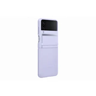 Coque SAMSUNG Z Flip 4 Cuir Lavande