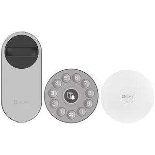 Serrure connectée EZVIZ DIY LOCK + Clavier/sonnette + Hub A3