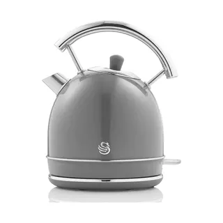 Bouilloire SWAN Retro SK14630GRNEU, 1,8L, Acier Inox