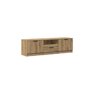 Meuble TV HELLOSHOP26 Meuble TV avec rangement moderne 140 x 3
