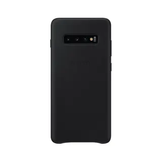Coque SAMSUNG S10+ Cuir noir