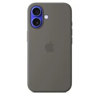 Coque APPLE iPhone 16 MagSafe Gris sidéral Silicone Reconditionné