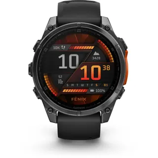 Montre sport GARMIN Fenix 8 Multisports GPS AMOLED IP6X BT Wi-Fi 47 mm Noir / Noir