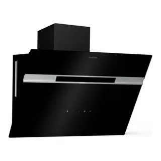 Hotte décorative murale inclinée KLARSTEIN Alina 60cm 600 m³/h LED 59 dB Noir