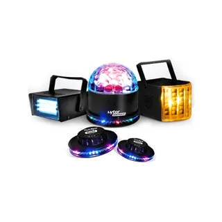 Jeu de lumières LYTOR Pack Dark Black 5 Effets Derby Zirkus +
