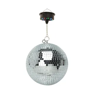 Jeu de lumières FX-LAB Boule à Facettes 50cm + Moteur boule LED