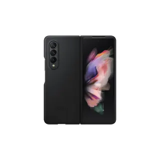 Coque SAMSUNG Z Fold 3 Cuir noir
