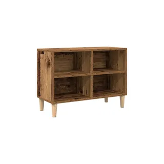 Meuble TV HELLOSHOP26 Meuble TV rectangulaire vintage 69,5 x 3