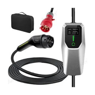 Accessoire borne de recharge JUNSUN Câble recharge voiture 11KW type 2 8M