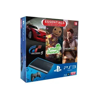 Console SONY PS3 12Go + GT5 + Uncharted 3 + LBP 2 Reconditionné