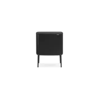 Poubelle de cuisine manuelle BRABANTIA BO TOUCH BIN 36L NOIR MAT