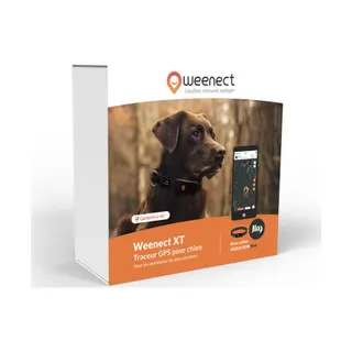 Collier GPS WEENECT XT  collier GPS chien noir