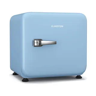 Mini réfrigérateur KLARSTEIN Audrey Evo 43L rétro compact 0-10°C bleu