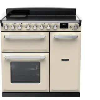 Piano de cuisson induction FALCON ESTEL DELUXE TAB IND 90 CM CREME PASTEL