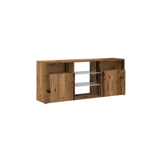 Meuble TV HELLOSHOP26 Meuble TV flottant moderne avec lumières