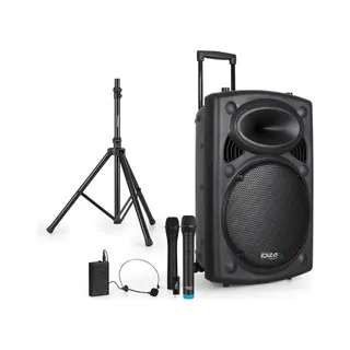 Enceinte sono BM SONIC Sono Portable 15" 800W Batterie 3 Micros