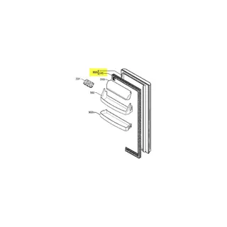 Porte ELECTROLUX porte refrigerateur service